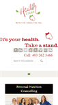 Mobile Screenshot of healthstandnutrition.com